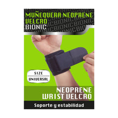 Muñequera Bionic Neo con Velcro de Compresión Ortopédica