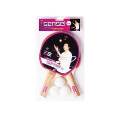Set Ping Pong Sensei 🏓 2 Paletas + 3 Pelotas | Ideal para Entrenamiento
