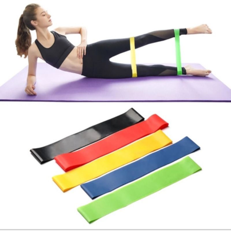 Pack 5 Bandas Elásticas Circulares | Entrenamiento en Casa y Gimnasio
